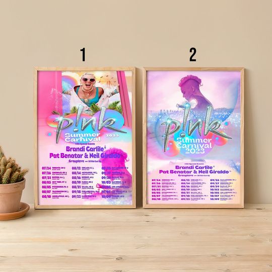 Discover Pink Poster, Summer Carnival 2023 Tour Poster