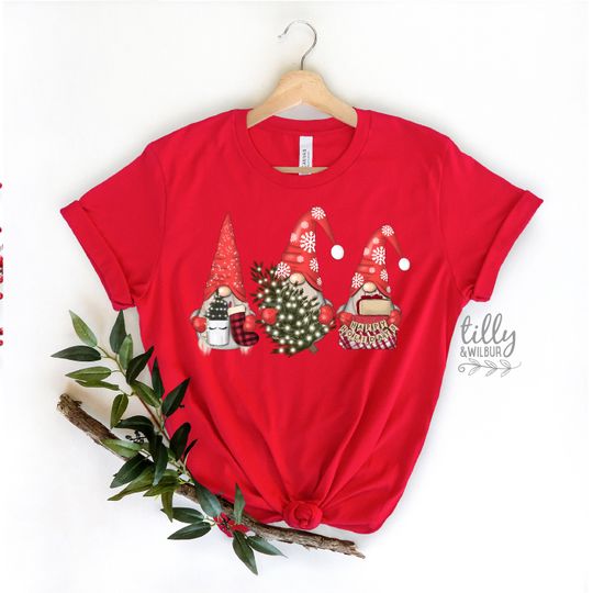Discover Matching Gnome Santa T-Shirts, Matching Christmas Family Tees