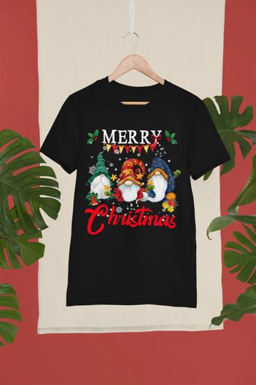 Discover Merry Christmas Gnomies Christmas Gnome Xmas Shirt