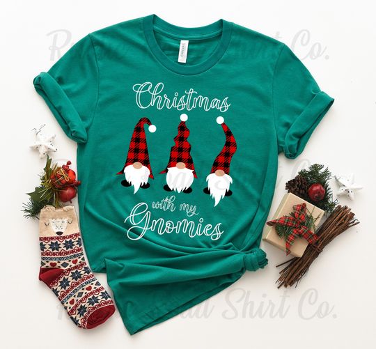 Discover Gnome Christmas Shirt, Matching Family Christmas Shirts