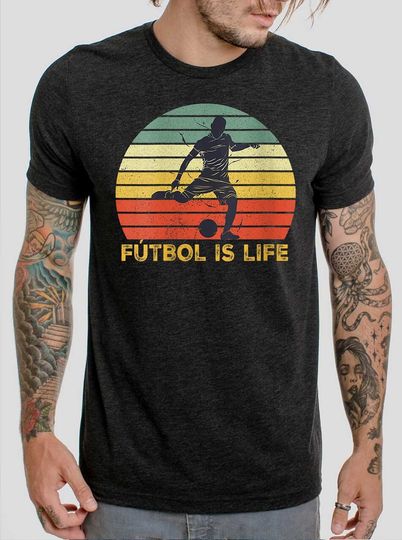 Discover Futbol Is Life Shirts For Women Or Men Soccer Funny Football Lover  T-Shirt