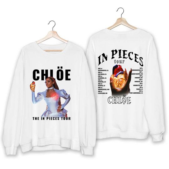 Discover In Pieces Tour 2023 Sweatshirt, Chle In Pieces Tour Second Leg Sweatshirt