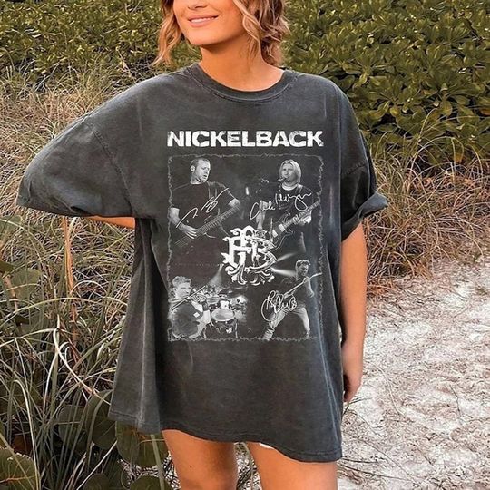 Discover Vintage Nickleback Get Rolling Tour 2023 Shirt, Nickleback 2023 tour shirt