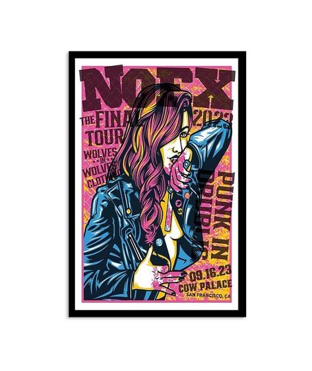 Discover NOFX September 16, 2023 San Francisco CA Poster