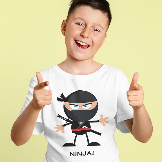 Discover Ninja Warrior Cartoon T-Shirt