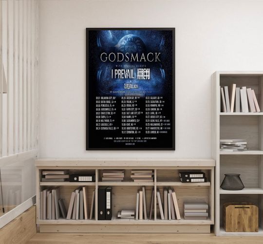 Discover Godsmack And Staind Tour 2023 Poster