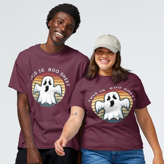 Discover This is boo sheet Funny Halloween Classic T-Shirt