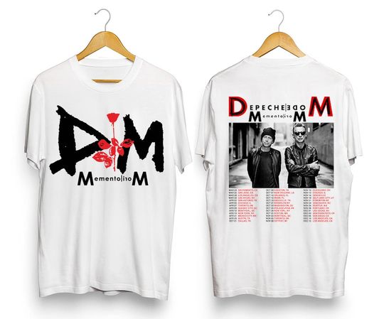 Discover Depeche Mode 2023 Tour 2 Sides Shirt, Depeche Mode Album Shirt