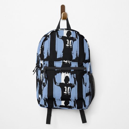 Discover Argentina World Champs Messi Number 10  Backpack