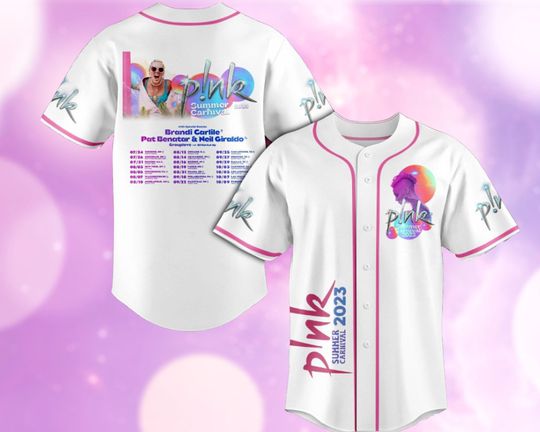 Discover P!nk Summer Carnival Tour 2023 Baseball Jersey