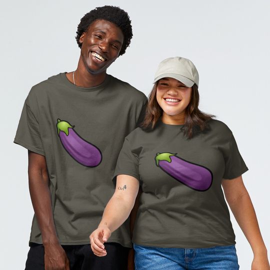 Discover Eggplant Emoji T-Shirt