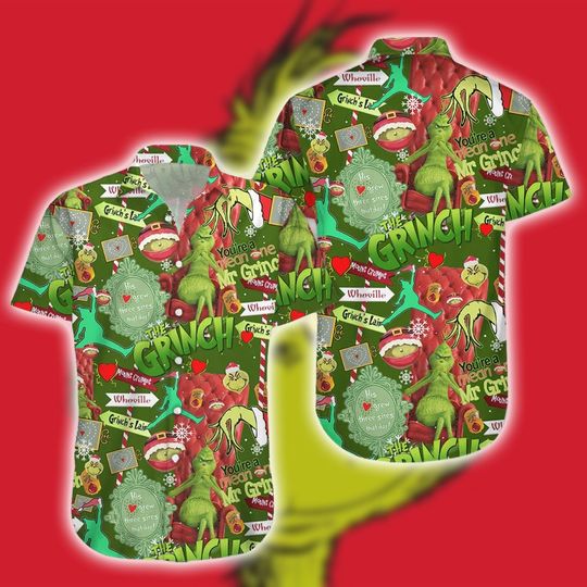 Discover funny character Hawaiian Shirt, Merry Christmas Hawaiian Shirt