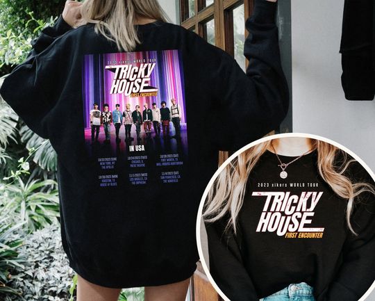Discover Xikers World Tour 2023 Tee - House Of Tricky Shirt - How To Play Album Vintage Sweatshirt