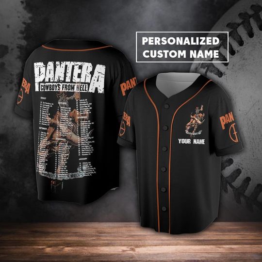 Discover Personalized Mayhem Skull Tour 2023 Cowboy From The Hell Baseball Jersey