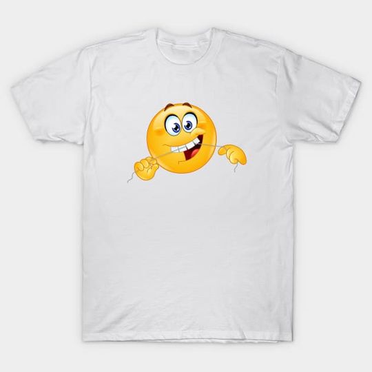 Discover Dental Floss Emoji T-Shirt