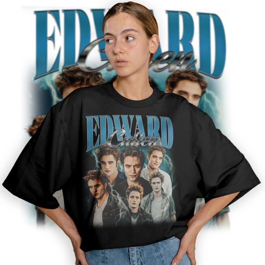 Discover Limited Edward Cullen Vintage T-Shirt, Graphic Unisex T-shirt