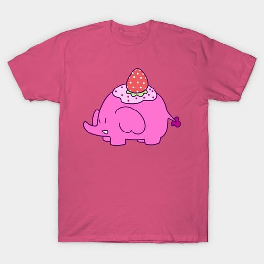 Discover Strawberry Elephant - Elephant - T-Shirt