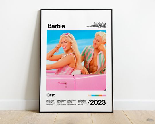 Discover Barbie - 2023 - Margot Robbie Ryan Gosling Movie Poster