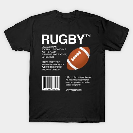 Discover Rugby - T-Shirt - Rugby Lover Shirt - Classic T-Shirt