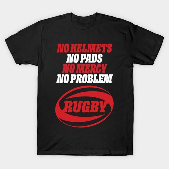 Discover Rugby - No Helments - Rugby - T-Shirt