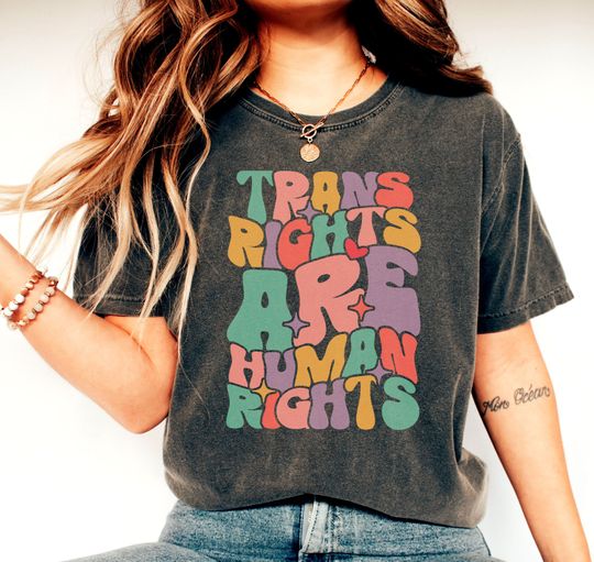 Discover Trans Rights Are Human Rights Shirt, Respect Trans People Shirt
