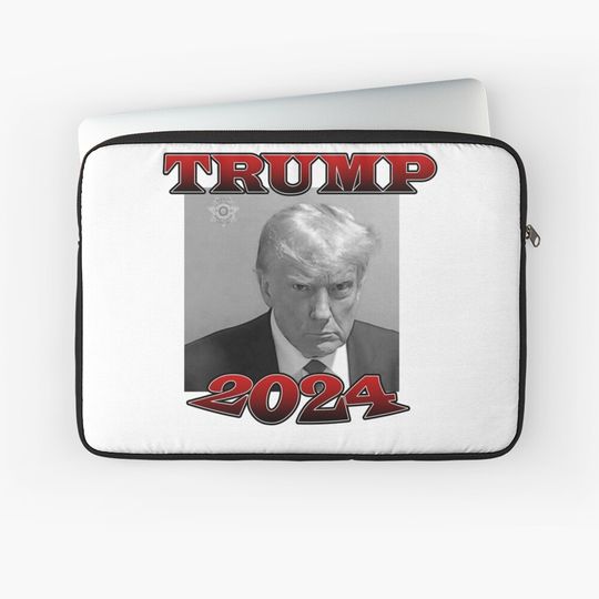 Discover Donald Trump Mugshot 2024 Laptop Sleeve
