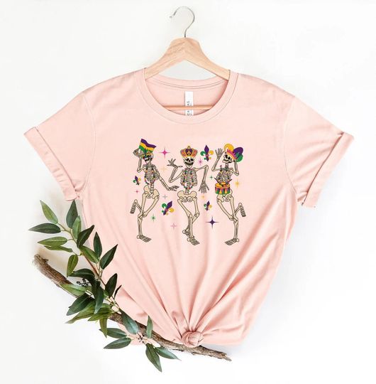 Discover Mardi Gras Skeleton shirt,mardi gras party, Dancing Skeletons