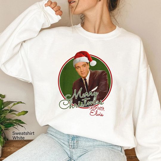 Discover Elvis Christmas Shirt for Holiday Fans
