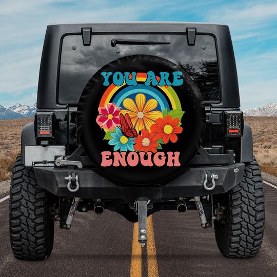 Discover You Are Enough Spare Tire Cover