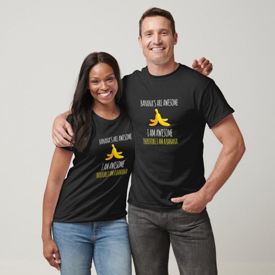 Discover Banana´s Are Awesome I Banana Healthy Fruits Yello T-Shirt