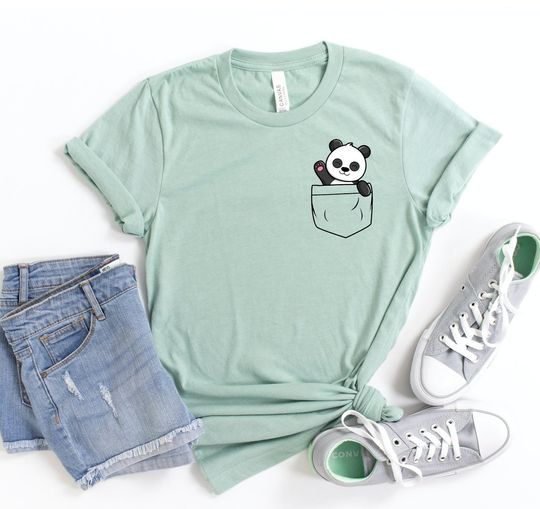 Discover Cute Panda T-Shirt - Classic Panda Lover Design