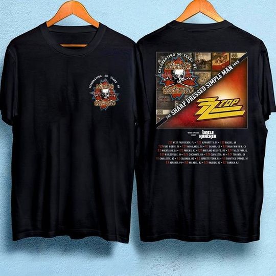 Discover Lynyrd Skynyrd Tour 2023 Shirt 2 Sided