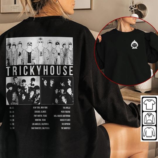 Discover Xikers Kpop Sweatshirt, Tricky House First Encounter World