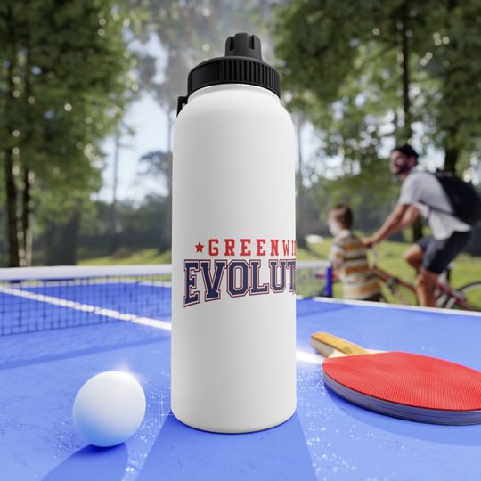 Discover Quote Stainless Steel Water Bottle Sports Lid