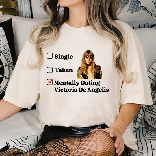 Discover Maneskin Victoria De Angelis Shirt, Mentally Dating Victoria De Angelis Shirt