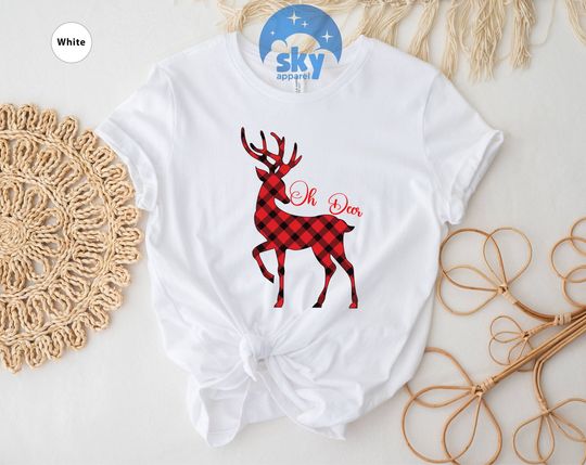 Discover Reindeer Christmas T-shirt, Christmas tshirt, Winter tshirt