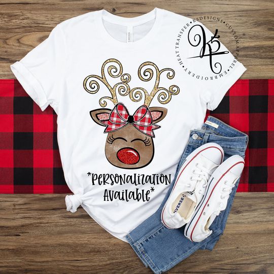 Discover Christmas Reindeer Shirt / Family Matching Shirts / Reindeer Shirt