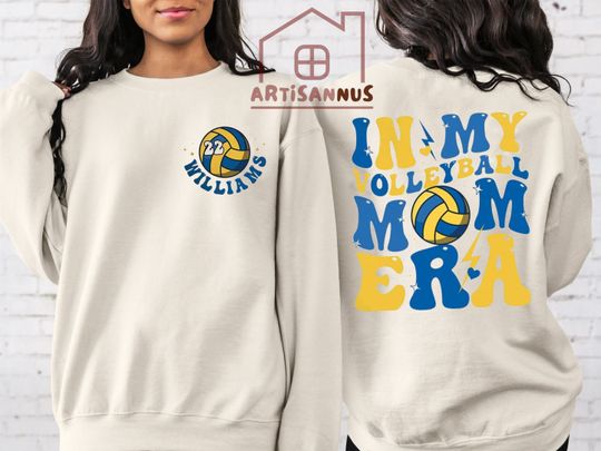 Discover Volleyball Sweatshirt, In My Volleyball Mom Era Sweatshirt