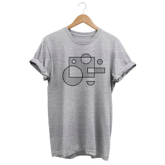 Discover Abstract Shirt, Minimalist T-shirt, Artsy Tee, Geometric Top, Modern Art