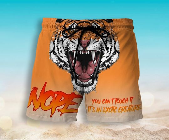 Discover Nope - You Can't Touch It - Beach Shorts