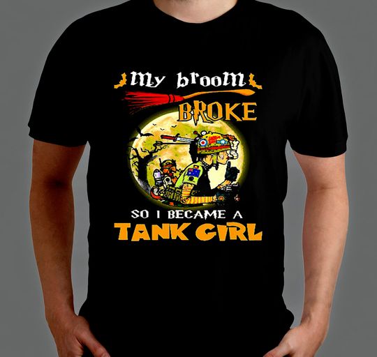 Discover Tank Girl T-Shirt, Funny Tee, Vintage T-Shirt, Movie Music