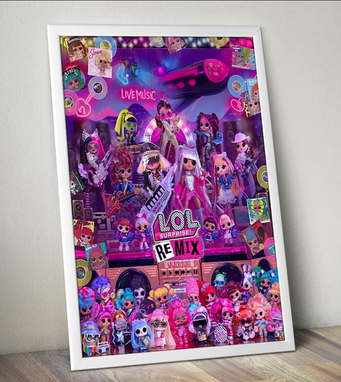 Discover lol suprise omg remix universe Premium Matte Vertical Poster