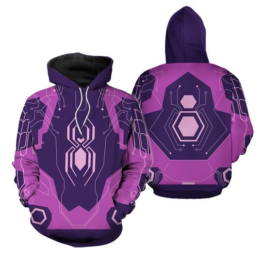 Discover Spider Byte 3D Full Over Print Hoodie