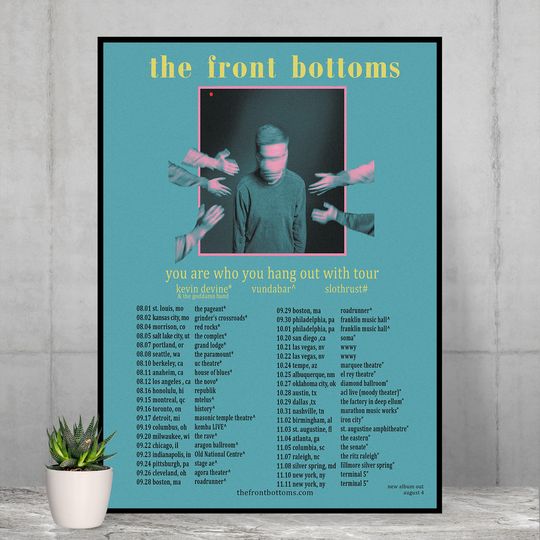 Discover The Front Bottoms tour poster