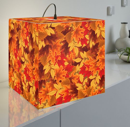 Discover Halloween Fall Light Cube Lamp