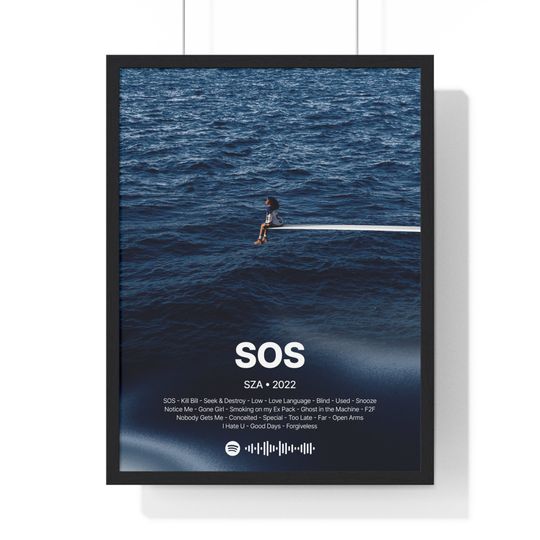 Discover SOS SZA Album Poster Music Poster