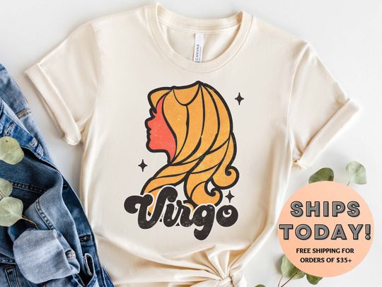 Discover Virgo Zodiac Sign T-Shirt Gift
