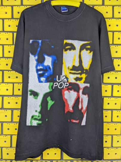 Discover Vintage 1997 U2 Pop Mart Europe Tour T-Shirt