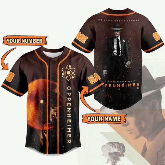 Discover Personalized Oppenheimer Baseball Jersey