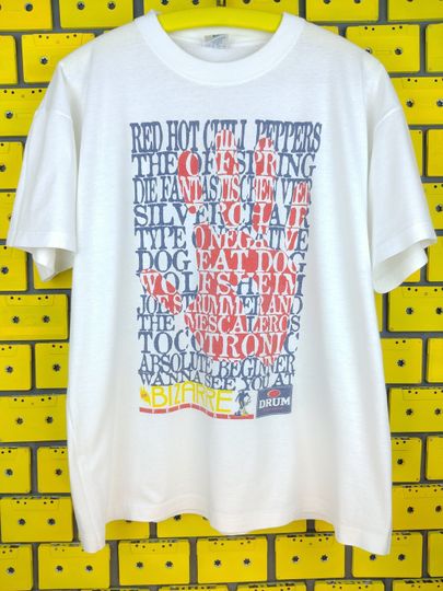 Discover Vintage 1999 Bizzare Festival Promo Tour Setlist Shirt